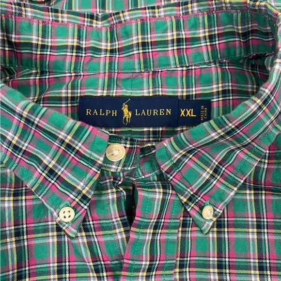 Ralph Lauren Plaid Button Down Long Sleeve Shirt Size XXL - Picture 3 of 7